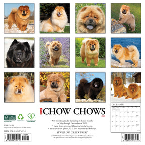 Willow Creek Press - 2026 Chows Calendars