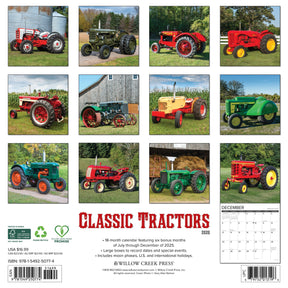 Willow Creek Press - 2026 Classic Tractors Calendar