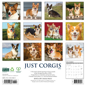 Willow Creek Press - 2026 Corgis Calendar