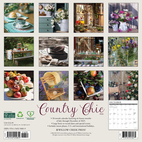 Willow Creek Press - 2026 Country Chic Calendar