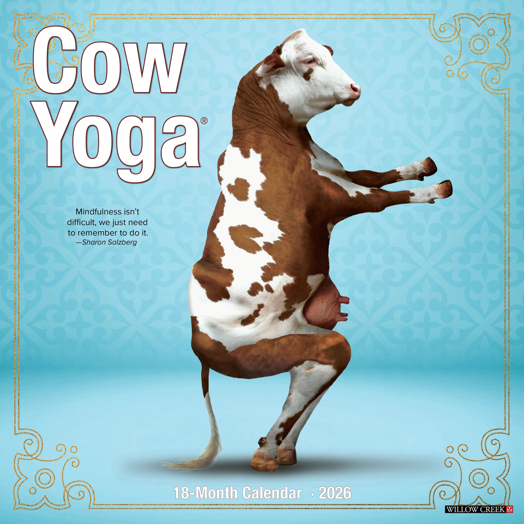 Willow Creek Press - 2026 Cow Yoga Calendar