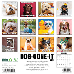 Willow Creek Press - 2026 Dog-Gone-It Calendar