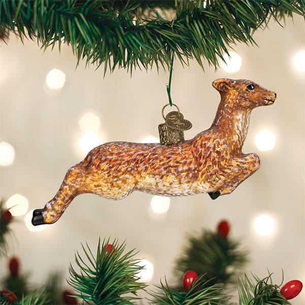 Old World Christmas - Vintage Deer Ornament