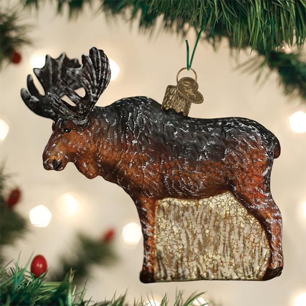 Old World Christmas - Vintage Moose Ornament