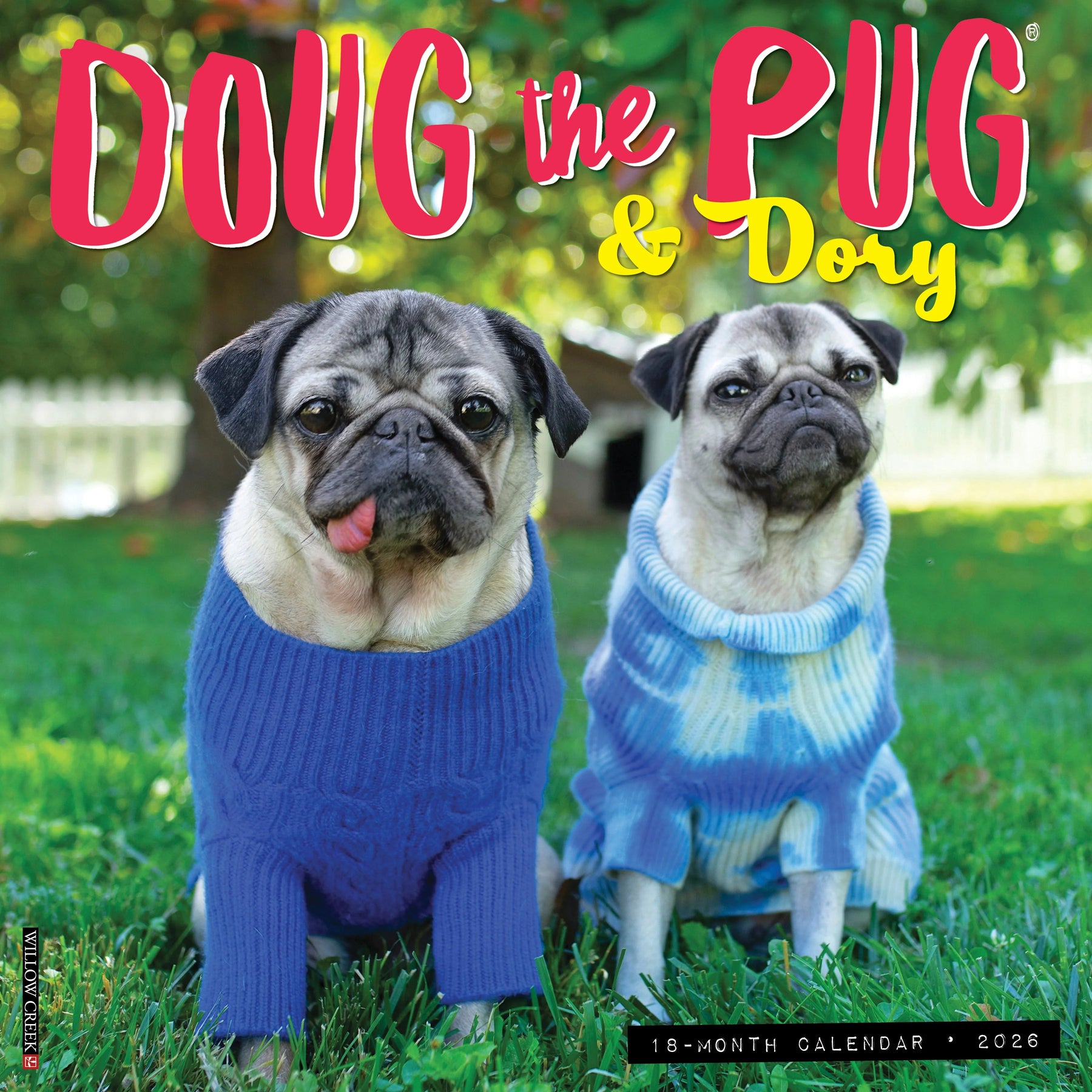 Willow Creek Press - 2026 Doug The Pug & Dory Calendar