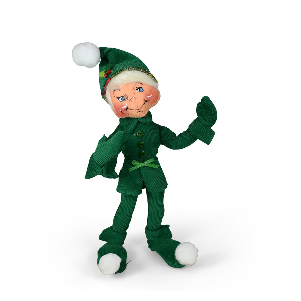 Annalee Yuletide Green Elf 9"