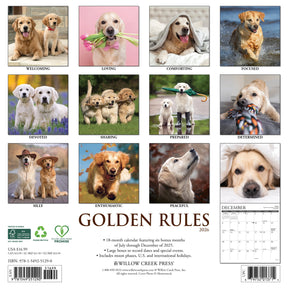 Willow Creek Press - 2026 Golden Rules Calendar