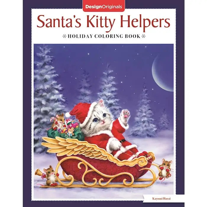 Coloring Book - Santa's Kitty Helpers