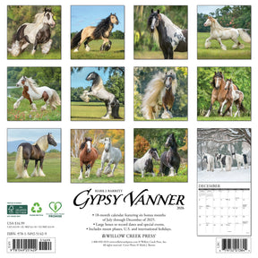 Willow Creek Press - 2026 Gypsy Vanner Horse Calendar