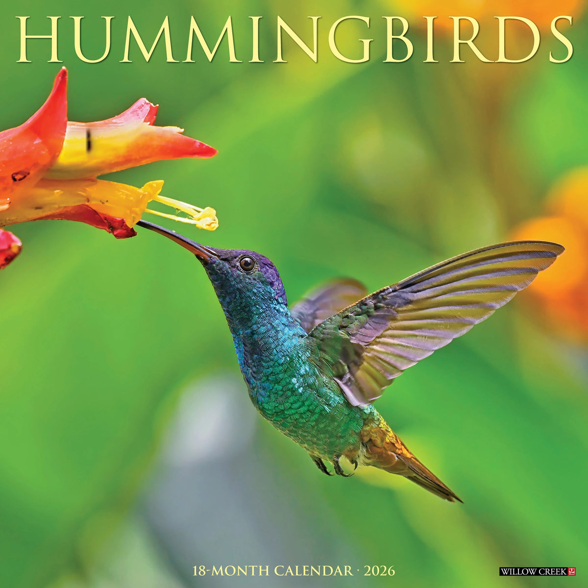Willow Creek Press - 2026 Hummingbirds Calendar