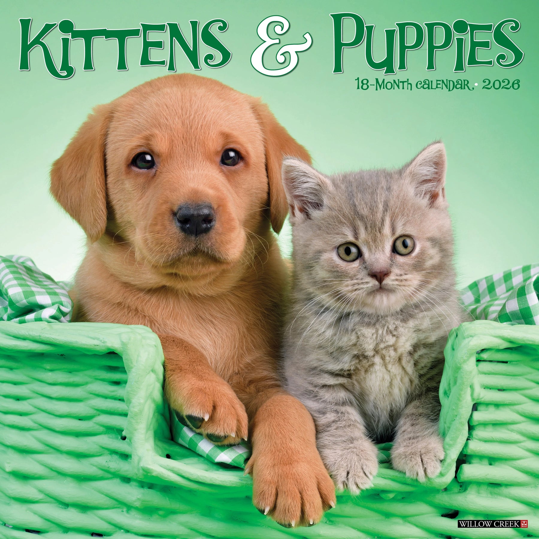 Willow Creek Press - 2026 Kittens & Puppies Calendar