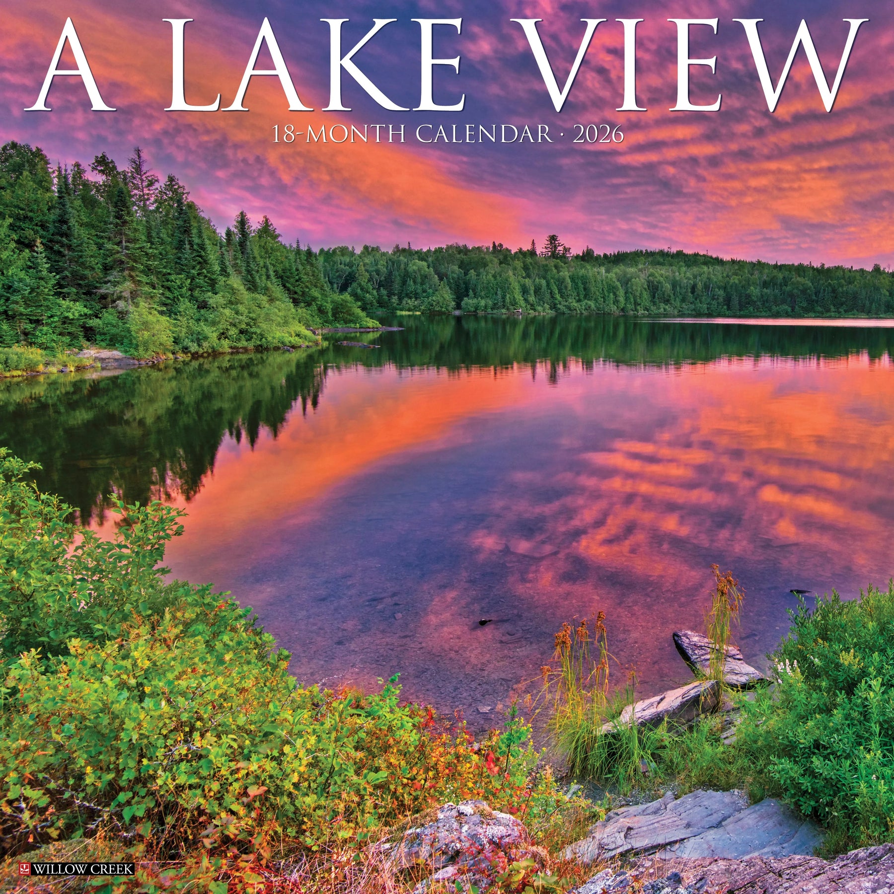 Willow Creek Press - 2026 Lake View Calendar
