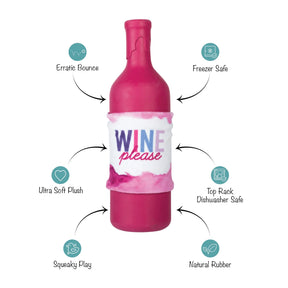 Petshop by Fringe Studio - Dog Toy Wine Please