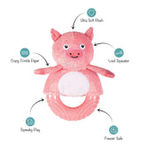 Petshop by Fringe Studio - Dog Toy Plush Get Piggy With It