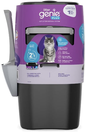 Litter Genie Plus Cat Litter Disposal System/Refill/Scoop