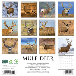 Willow Creek Press - 2026 Mule Deer Calendar