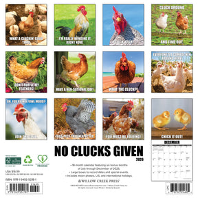 Willow Creek Press - 2026 No Clucks Given Calendar