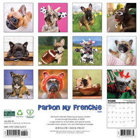 Willow Creek Press - 2026 Pardon My Frenchie Calendar