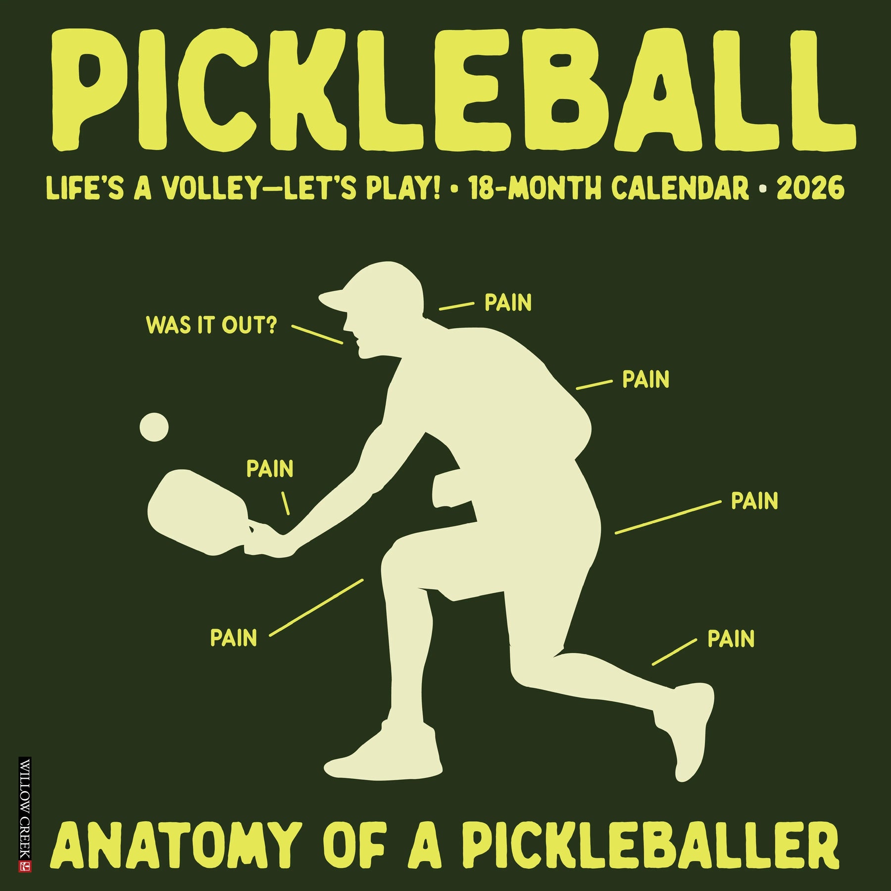 Willow Creek Press - 2026 Pickleball Calendar