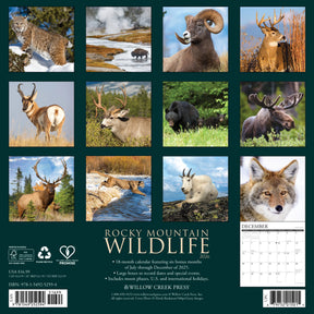 Willow Creek Press - 2026 Rocky Mountain Wildlife Calendar