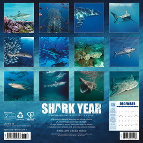 Willow Creek Press - 2026 Shark Year Calendar