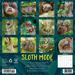 Willow Creek Press - 2026 Sloth Mode Calendar