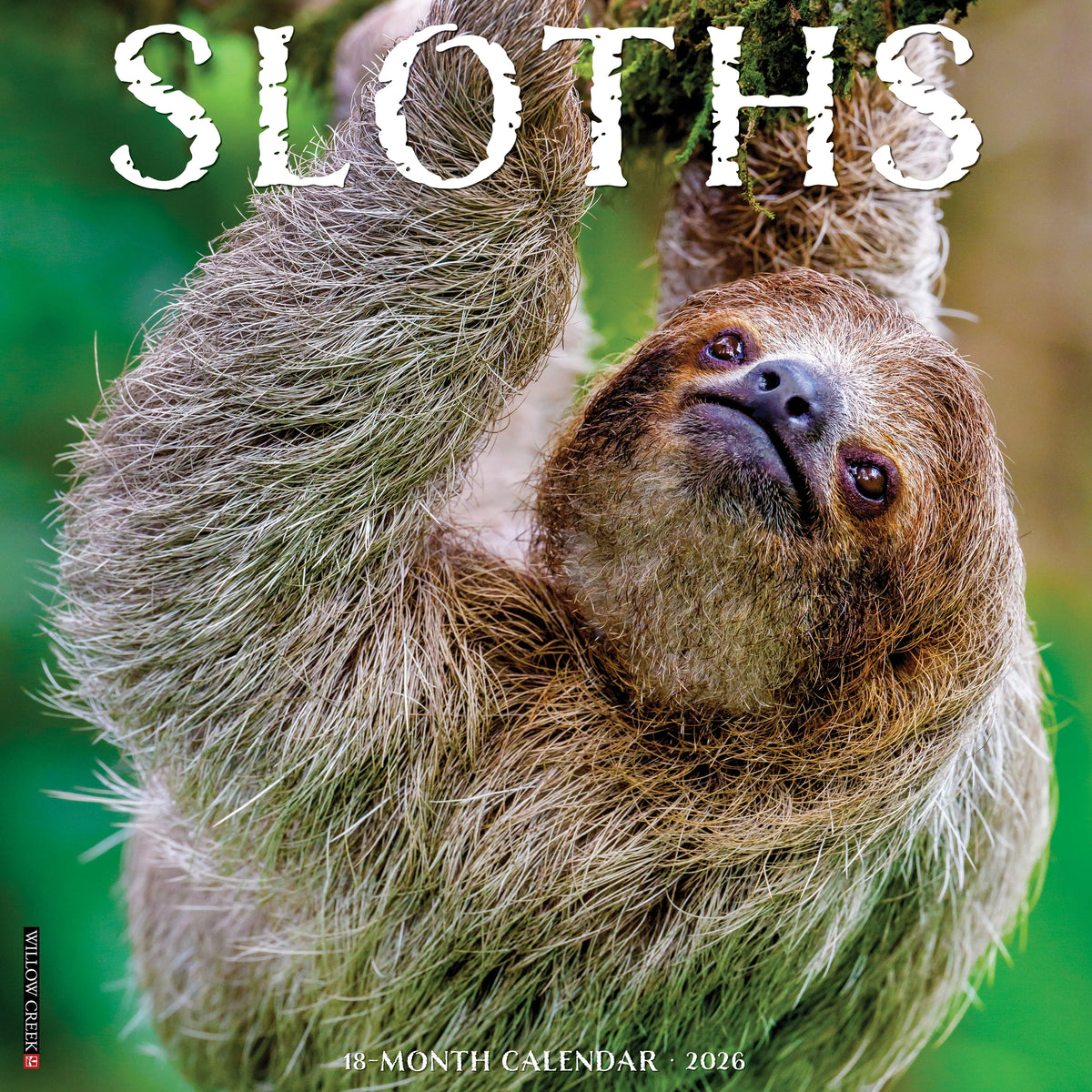 Willow Creek Press - 2026 Sloths Calendar