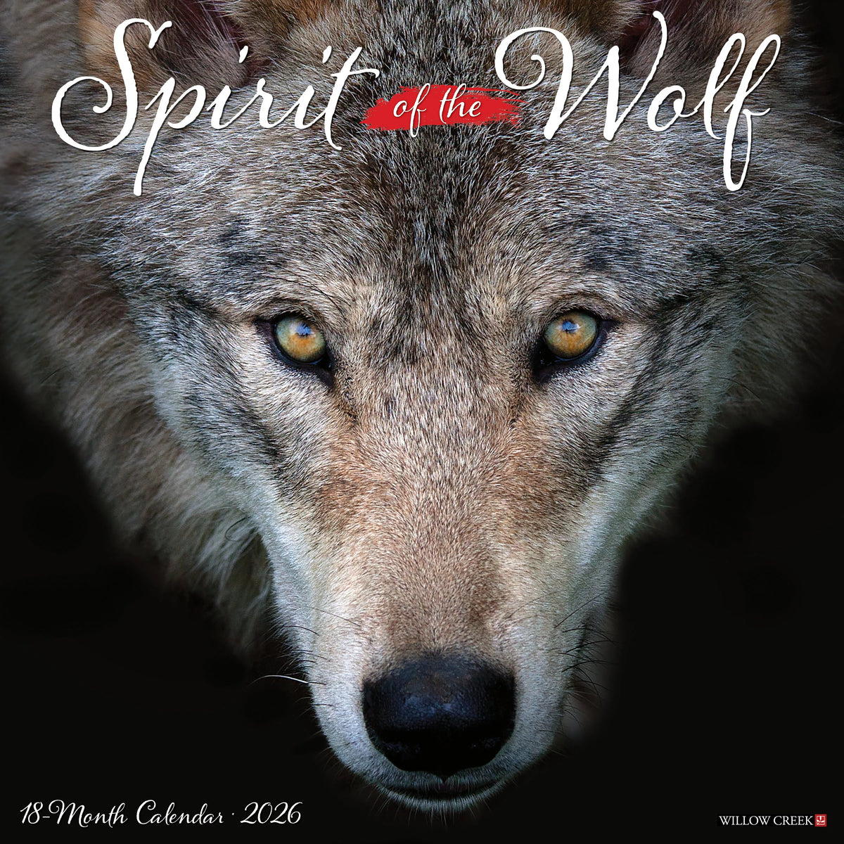 Willow Creek Press - 2026 Spirit Of The Wolf Calendar