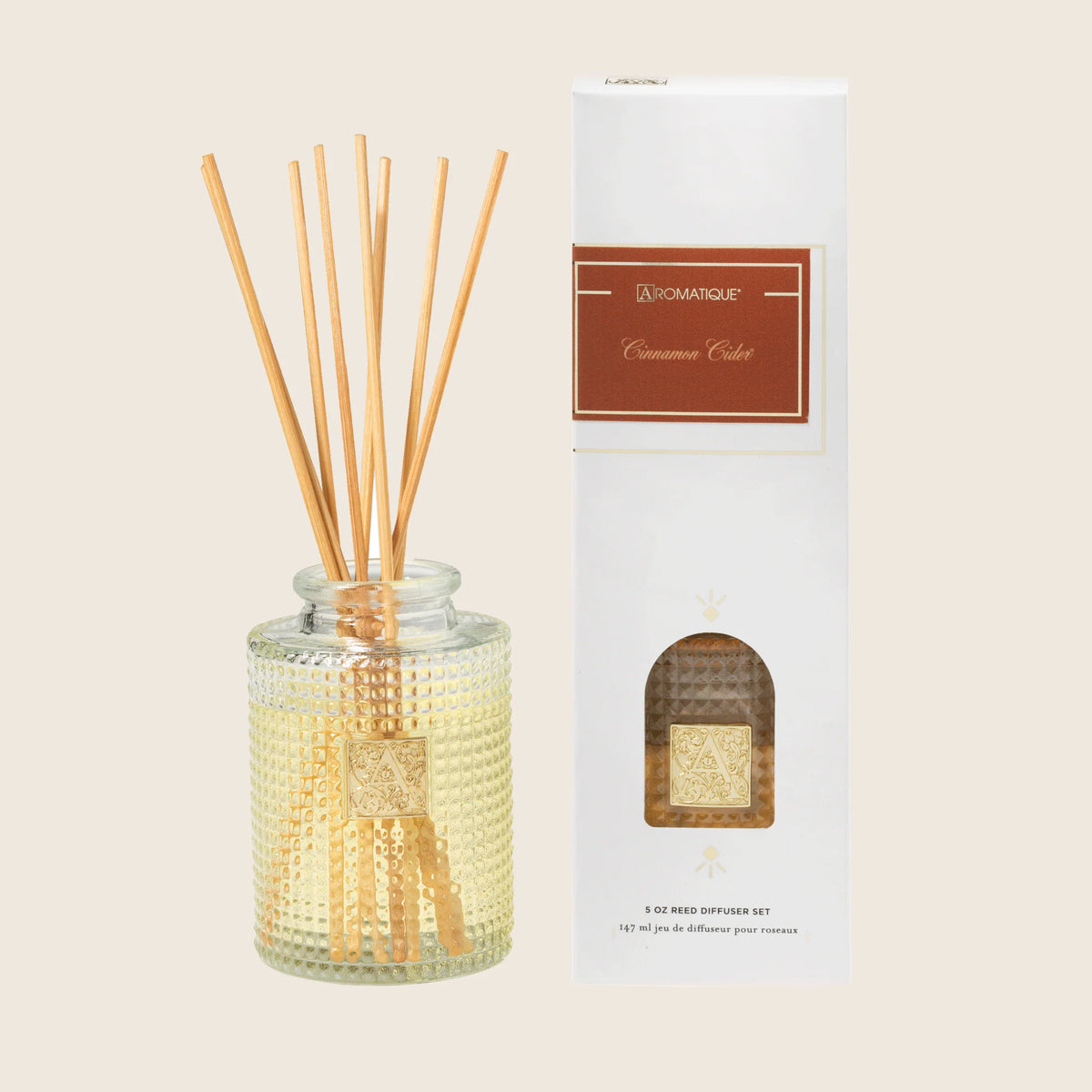 Aromatique - Cinnamon Cider Reed Diffuser Set