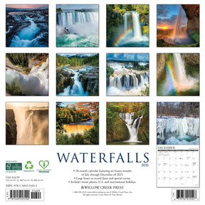 Willow Creek Press - 2026 Waterfalls Calendar