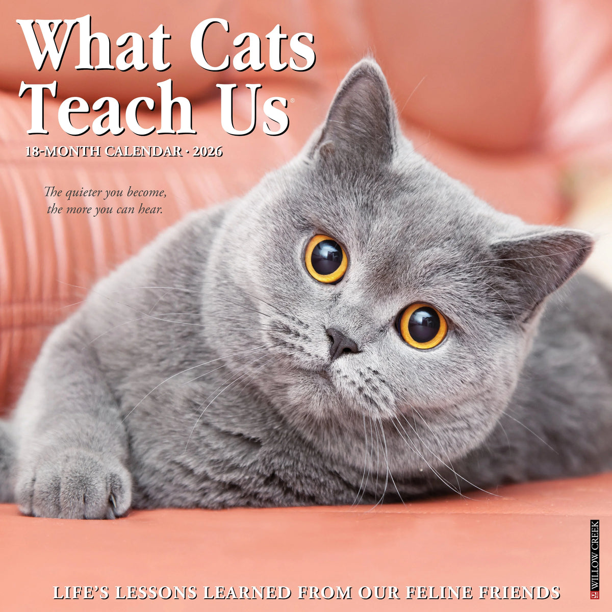 Willow Creek Press - 2026 What Cats Teach Us Calendar