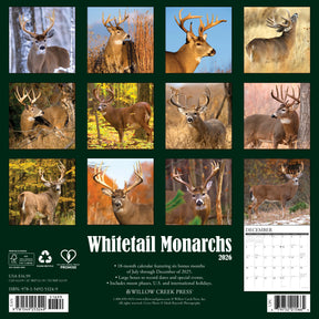 Willow Creek Press - 2026 Whitetail Monarchs Calendar
