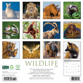 Willow Creek Press - 2026 WildlifeCalendar
