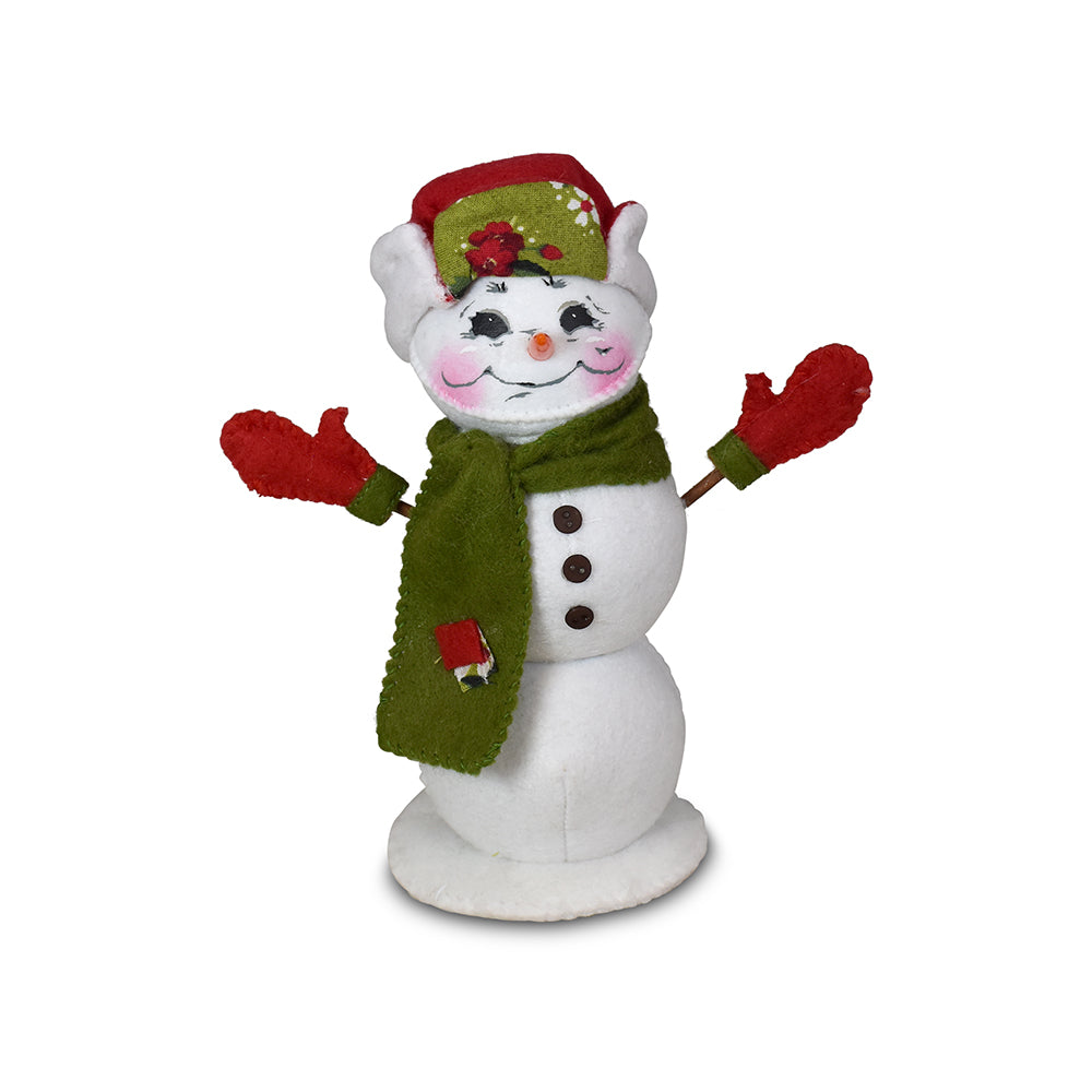 Annalee Dolls - Snowman Winter Blooms