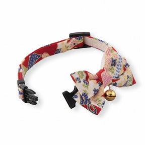 Cat Collar Chirimen Kimono Bow Tie