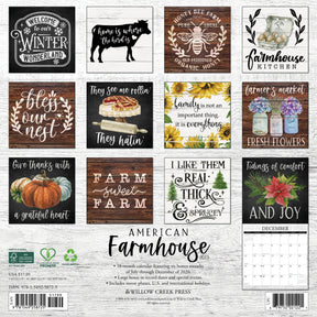Willow Creek Press - 2027 American Farmhouse Calendar