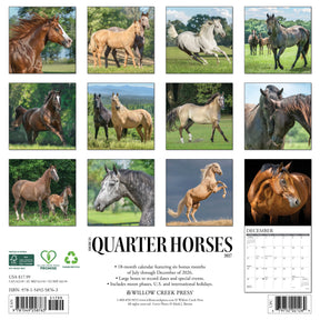 Willow Creek Press - 2027 American Quarter Horses Calendar