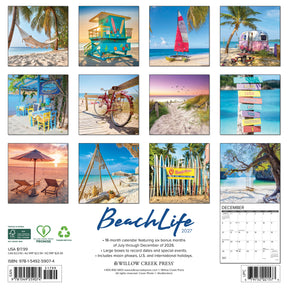 Willow Creek Press - 2027 Beachlife Calendar