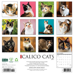 Willow Creek Press - 2027 Calico Cats Calendar