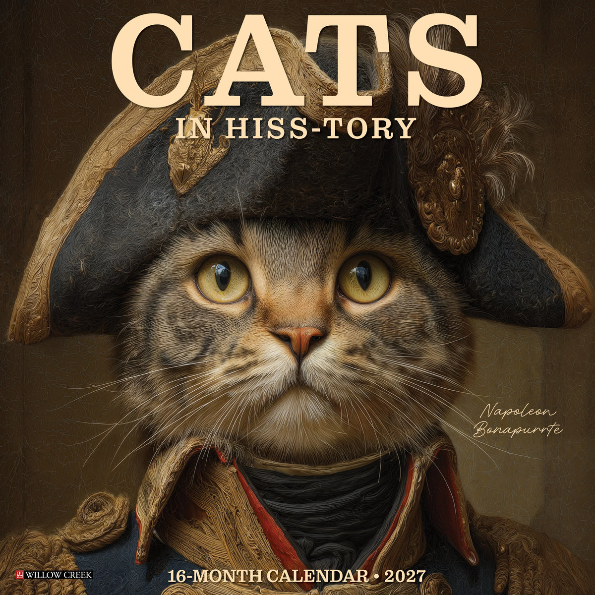 Willow Creek Press - 2027 Cats In Hiss-Tory Calendar
