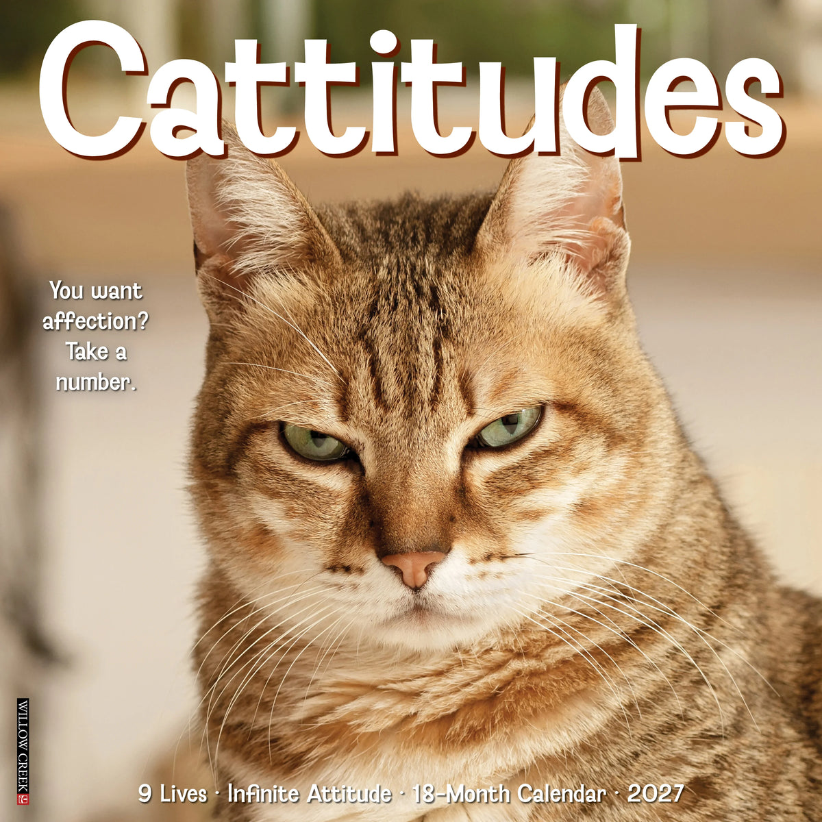 Willow Creek Press - 2027 Cattitudes Calendar