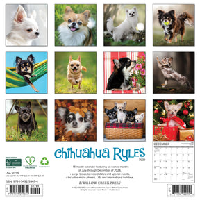 Willow Creek Press - 2027 Chihuahua Rules Calendar