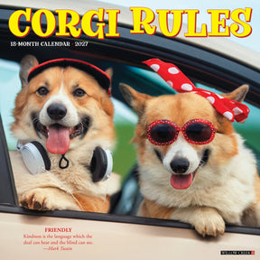 Willow Creek Press - Willow Creek Press - 2027 Corgi Rules Calendar