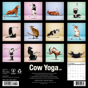 Willow Creek Press - 2027 Cow Yoga Calendar