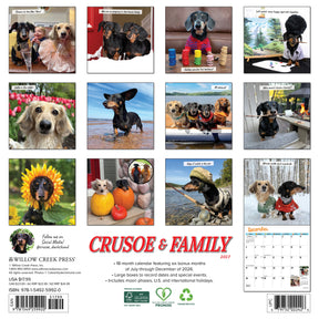 Willow Creek Press - 2027 Crusoe & Family Calendar