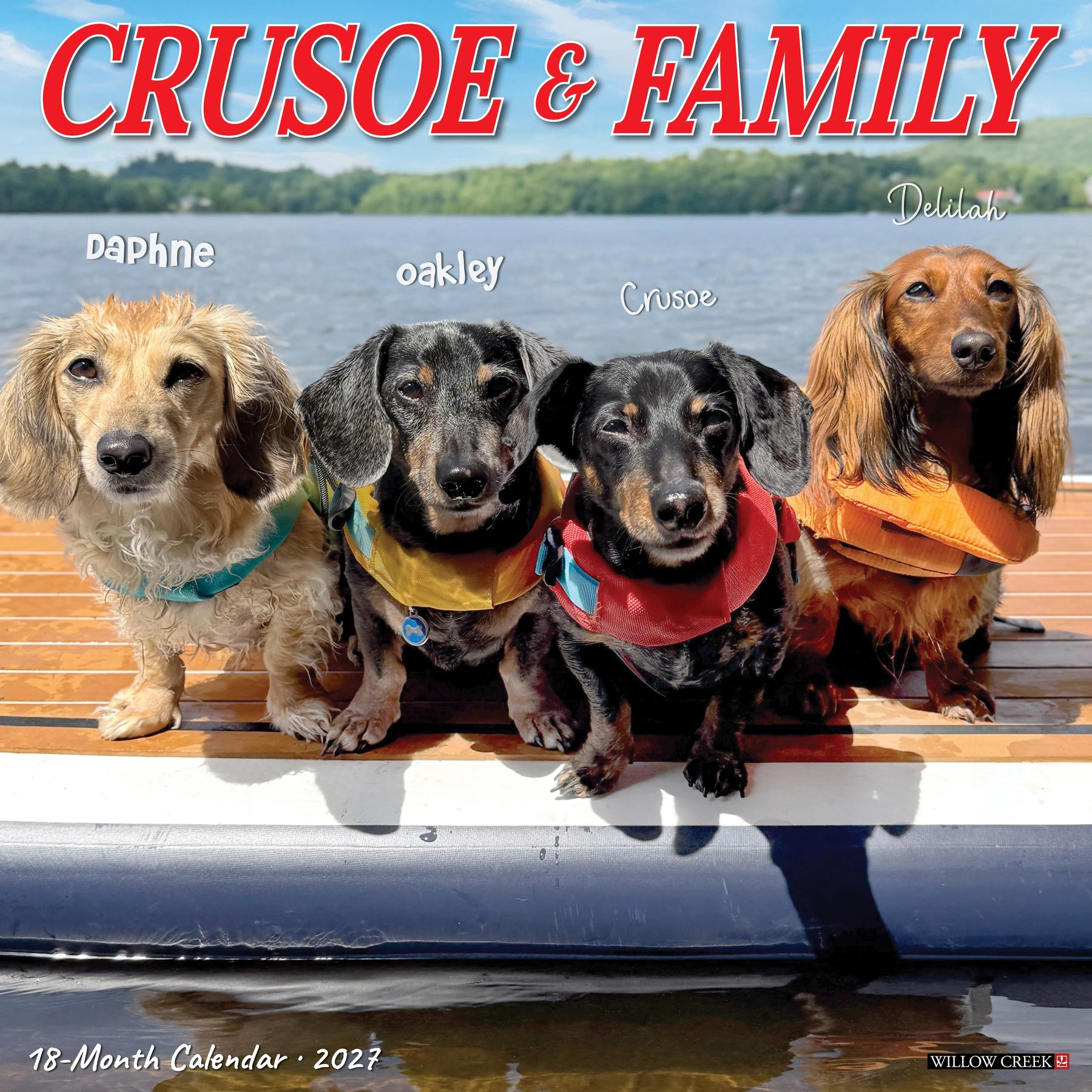 Willow Creek Press - 2027 Crusoe & Family Calendar