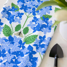 Gingiber - Tea Towel Blue Hydrangeas