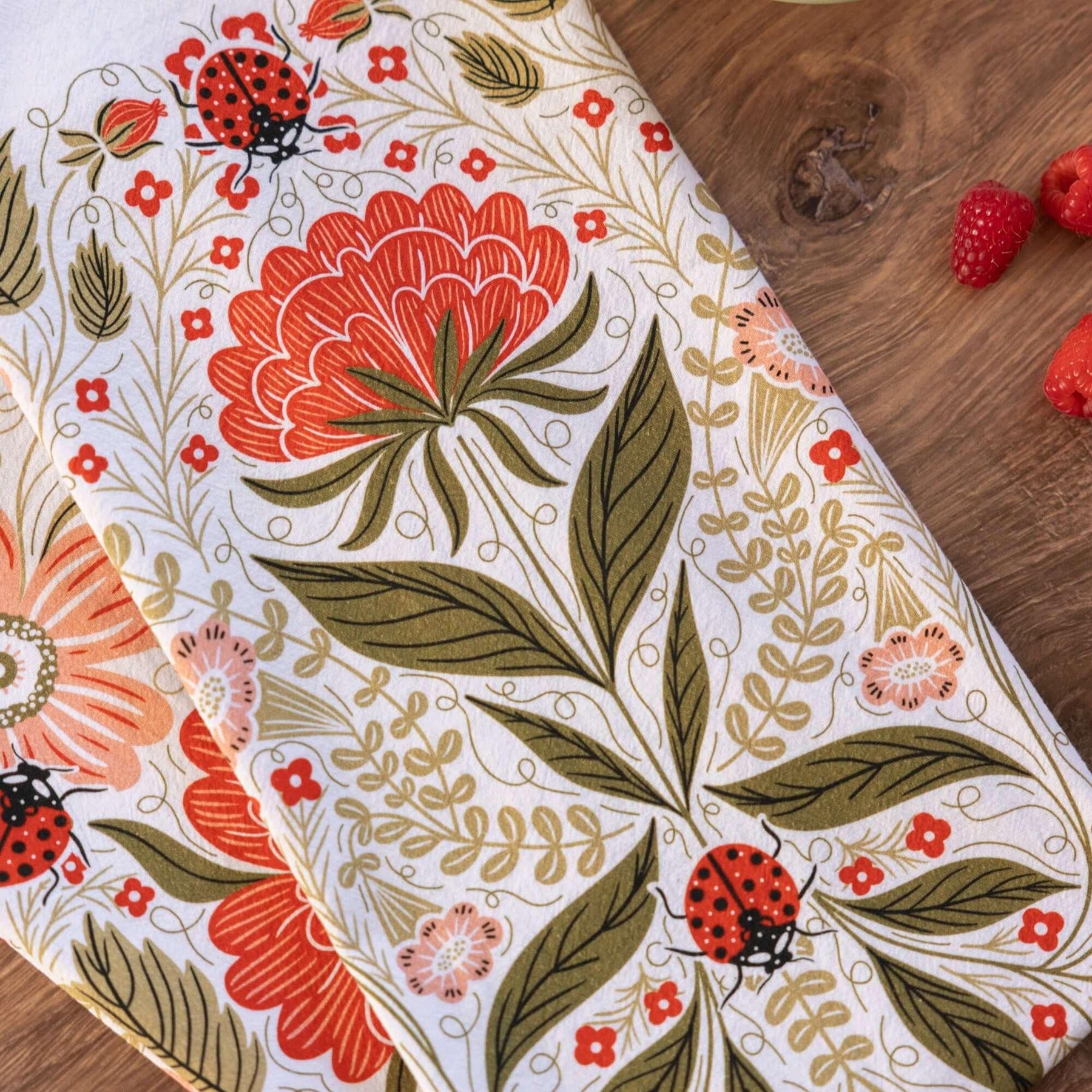 Gingiber - Tea Towel Ladybug