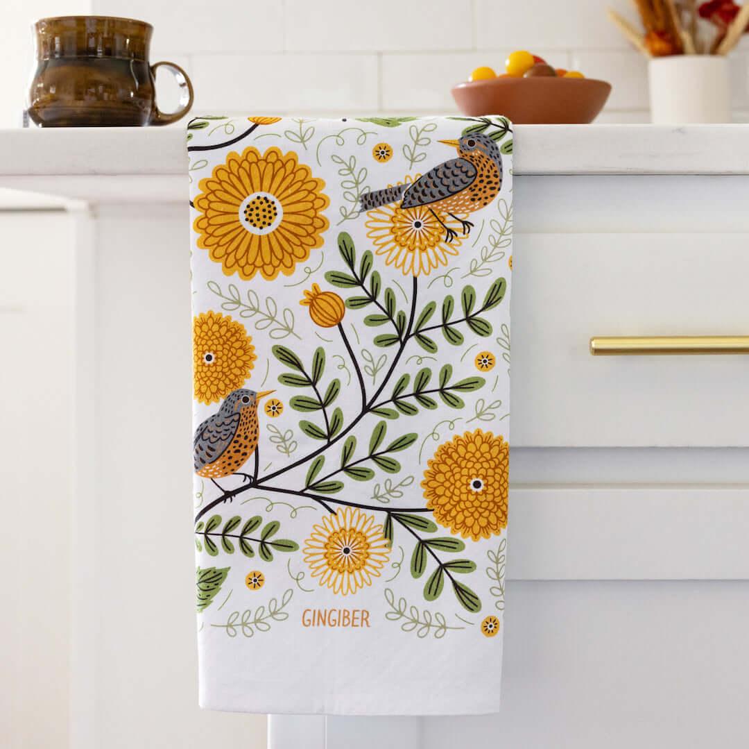 Gingiber - Tea Towel Mums & Robins