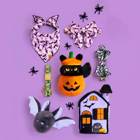 The Foggy Dog - Dog Toy Cat-O'-Lantern 2-In-1